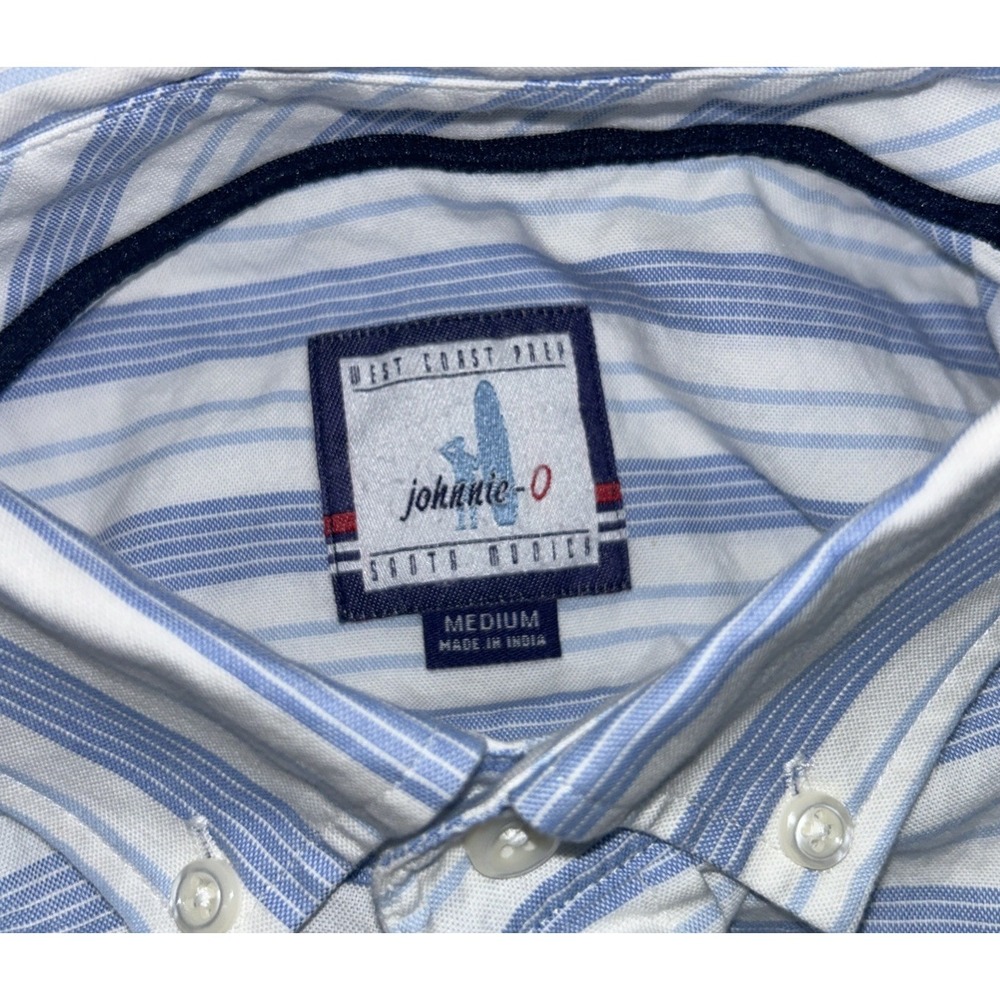 Johnnie O West Coast‎ Prep Santa Monica Long Sleeve Button Down Mens Medium - Picture 2 of 11